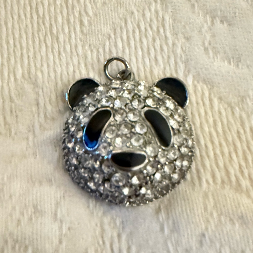 Silver Panda Pendant